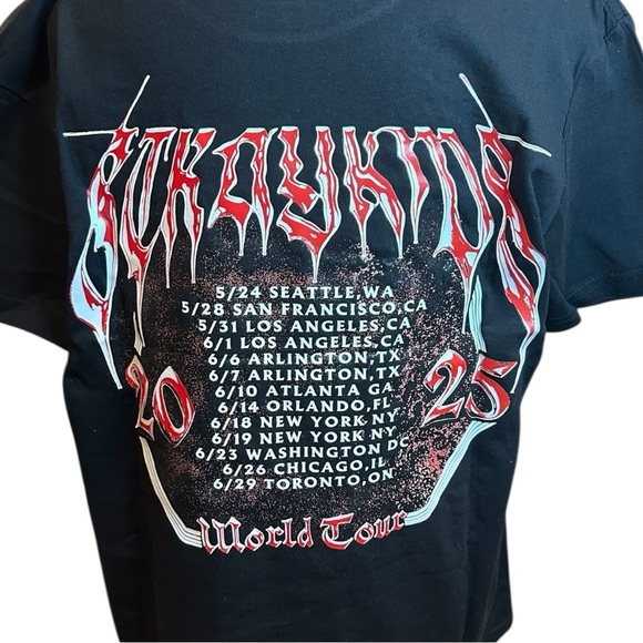 2025 Stray Kids dominATE NORTH AMERICA Black Tour T-shirt NWOT - Picture 3 of 7